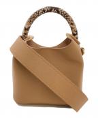 CLANE×ellemeクラネ×エレメ）の古着「SMALL RAISIN ショルダーバッグ」｜ベージュ