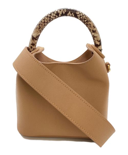 CLANE（クラネ）CLANE (クラネ) elleme (エレメ) SMALL RAISIN ショルダーバッグ ベージュの古着・服飾アイテム