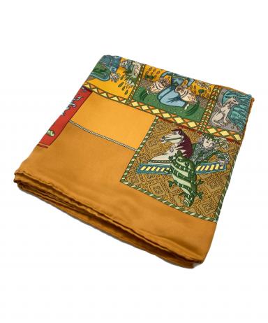 中古・古着通販】HERMES (エルメス) カレ90 LE TAROT オレンジ