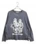 A BATHING APE（ア ベイシング エイプ）の古着「BAPE Relaxed Fit Space System Crewneck / リラックスフィットスペースシステムクルーネック / 001SWJ301005M」｜グレー