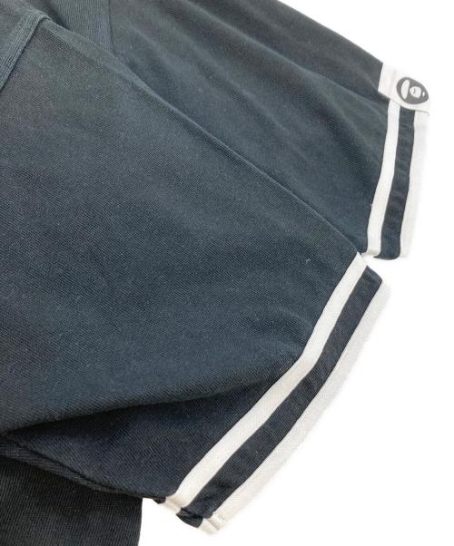 A BATHING APE（ア ベイシング エイプ）A BATHING APE (ア ベイシング エイプ) ベースボールシャツ ブラック サイズ:Lの古着・服飾アイテム