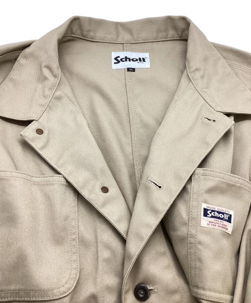 Schott（ショット）Schott (ショット) TC WORK COVERALL 3112062 ベージュ サイズ:2XLの古着・服飾アイテム