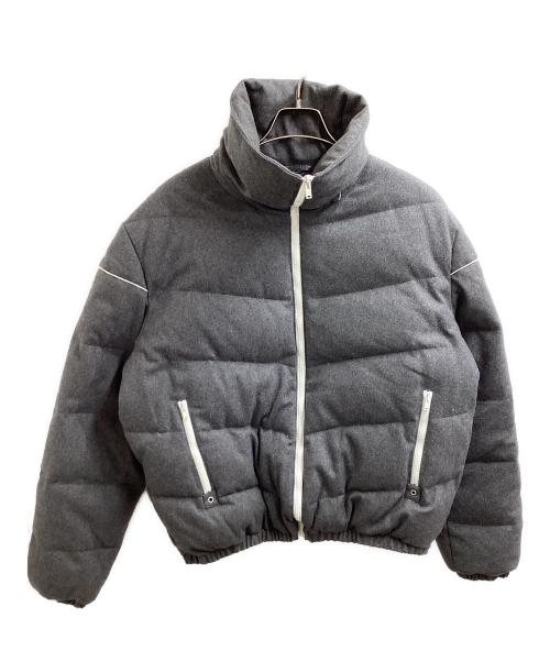 KRIS VAN ASSCHE（クリス ヴァン アッシュ）KRIS VAN ASSCHE (クリス ヴァン アッシュ) カシミア混ダウンジャケット　UCK-15-903-04 グレー サイズ:50の古着・服飾アイテム