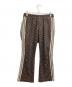SASQUATCHfabrix.（サスクワッチファブリックス）の古着「BOOT CUT RETRO TRACK PANTS / ブーツカットレトロトラックパンツ / 23SS-PA-016」｜ブラウン
