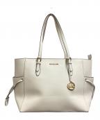 MICHAEL KORSマイケル・コース）の古着「トートバッグ / tote bag / 35S1G2FT7L / GILLY LG DRWSTG TRAVL TOTE」｜アイボリー