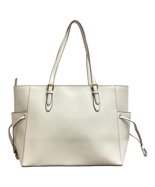 MICHAEL KORS（マイケル・コース）MICHAEL KORS (マイケルコース) トートバッグ / tote bag / 35S1G2FT7L / GILLY LG DRWSTG TRAVL TOTE アイボリーの古着・服飾アイテム
