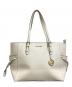 MICHAEL KORS（マイケルコース）の古着「トートバッグ / tote bag / 35S1G2FT7L / GILLY LG DRWSTG TRAVL TOTE」｜アイボリー