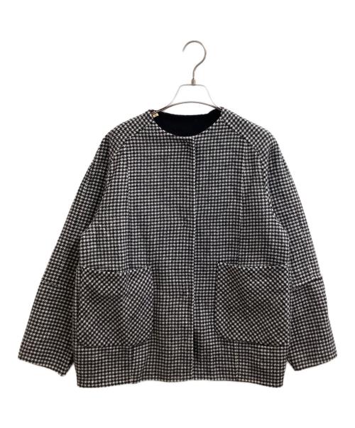 TOMORROW LAND collection（トゥモローランドコレクション）TOMORROW LAND collection (トゥモローランドコレクション) スーパーダブルフェイス 2WAYコクーンコート / 13-08-34-08302 グレー サイズ:36の古着・服飾アイテム