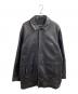 Eddie Bauer（エディーバウアー）の古着「ラムレザーコート」｜ブラック