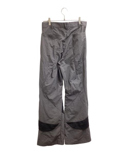 NUMQUAM（ヌンクアム）NUMQUAM (ヌンクアム) gear tech flare trousers ギアテックフレアトラウザー グレー サイズ:1の古着・服飾アイテム