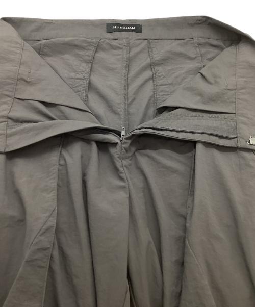 NUMQUAM（ヌンクアム）NUMQUAM (ヌンクアム) gear tech flare trousers ギアテックフレアトラウザー グレー サイズ:1の古着・服飾アイテム