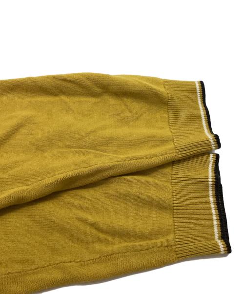 SUPREME（シュプリーム）SUPREME (シュプリーム) STRIPE RIB L/S KNIT POLO / ストライプリブ / ニットポロシャツ / 19AW イエロー サイズ:Sの古着・服飾アイテム