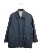 IRENISAイレニサ）の古着「FLAP POCKETS HALF COAT / フラップポケットハーフコート / IH-22SS-C009-TA」｜ネイビー