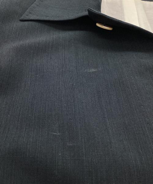 IRENISA（イレニサ）IRENISA (イレニサ) FLAP POCKETS HALF COAT / フラップポケットハーフコート / IH-22SS-C009-TA ネイビー サイズ:2の古着・服飾アイテム