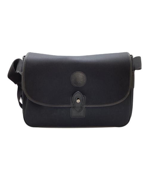HUNTING WORLD（ハンティングワールド）HUNTING WORLD (ハンティングワールド) メッセンジャー ショルダーバッグ ブラックの古着・服飾アイテム