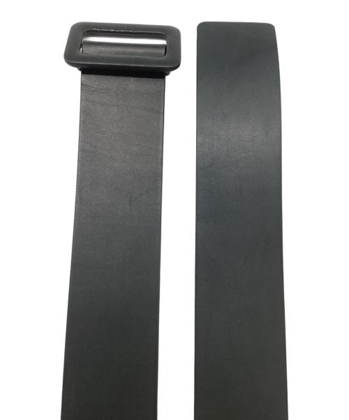 JIL SANDER（ジルサンダー）JIL SANDER (ジルサンダー) レザーベルト ネイビーの古着・服飾アイテム