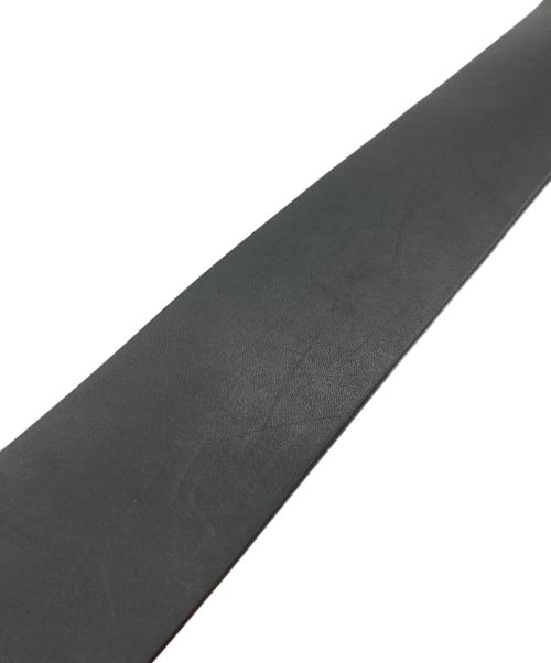 JIL SANDER（ジルサンダー）JIL SANDER (ジルサンダー) レザーベルト ネイビーの古着・服飾アイテム