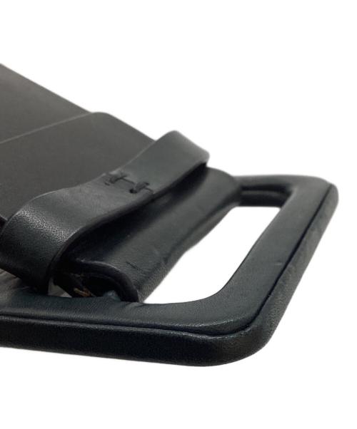 JIL SANDER（ジルサンダー）JIL SANDER (ジルサンダー) レザーベルト ネイビーの古着・服飾アイテム