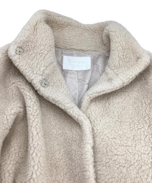 BALLSEY（ボールジィ）BALLSEY (ボールジィ) ボアスライバー スタンドネックコート ベージュ サイズ:36の古着・服飾アイテム
