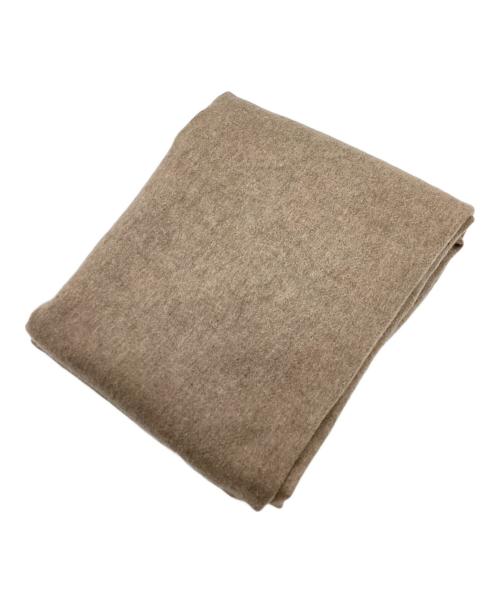 JOHNSTONS OF ELGIN（ジョンストンズオブエルガン）JOHNSTONS OF ELGIN　 BEAUTY&YOUTH UNITED ARROWS 別注カシミヤウールマフラー / Cashmere wool scarf /スコットランド製 / Made in Scotland ベージュの古着・服飾アイテム