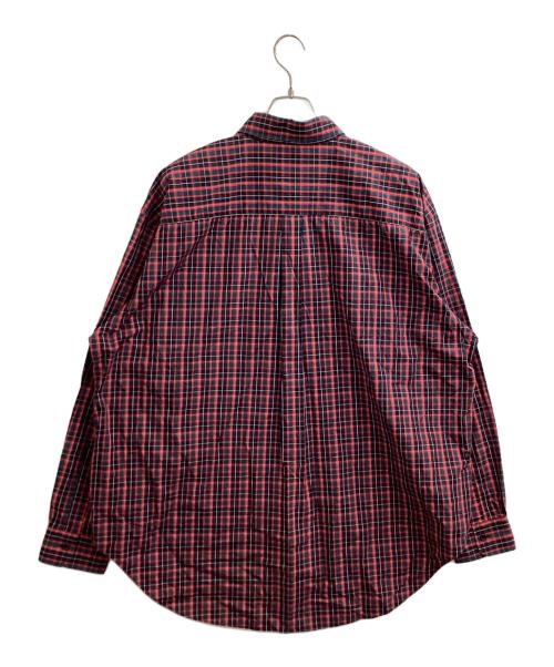 Marvine Pontiak Shirt Makers（マーヴィンポンティアックシャツメイカーズ）Marvine Pontiak Shirt Makers (マーヴィンポンティアックシャツメイカーズ) B.D. SH / ボタンダウンシャツ / MPSM-1902S レッド サイズ:ONE SIZEの古着・服飾アイテム
