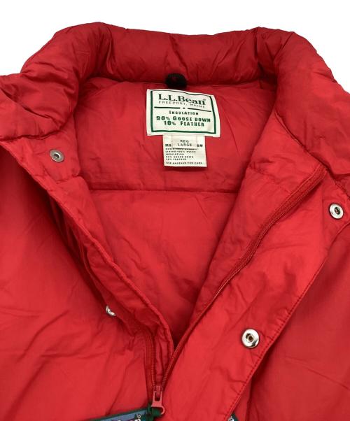 L.L.Bean（エルエルビーン）L.L.Bean (エルエルビーン) Holden Down Vest / ホールデン ダウンベスト /  JAPAN EDITION レッド サイズ:Lの古着・服飾アイテム