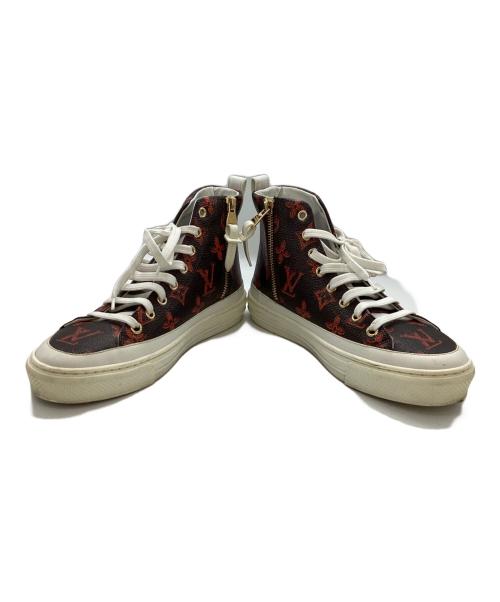LOUIS VUITTON（ルイ ヴィトン）LOUIS VUITTON Catogram Stellar Sneaker / キャットグラム ステラー スニーカー / CL 0198 ステラーライン / モノグラムキャット　イタリア製 ブラック サイズ:35 1/2の古着・服飾アイテム