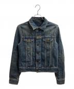 Saint Laurent Parisサンローランパリ）の古着「Vintage Denim Jacket/ビンテージデニムジャケット/597085 YYS07/15SS」｜インディゴ