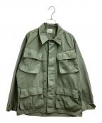 SURF&TAILOR MOATサーフ＆テーラー モート）の古着「JUNGLE FATIGUE TYPE JKT ジャングルファティーグタイプジャケット」｜オリーブ