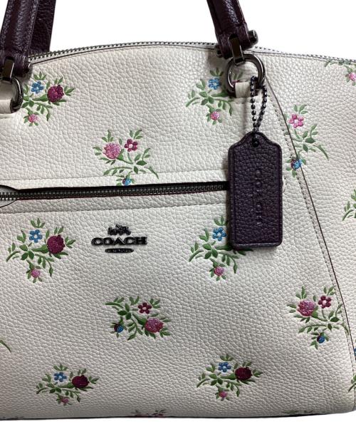 COACH（コーチ）COACH (コーチ) coach / コーチ / 22829 / 2WAY フラワーサッチェル トートバッグ ベージュの古着・服飾アイテム