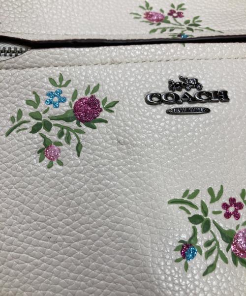 COACH（コーチ）COACH (コーチ) coach / コーチ / 22829 / 2WAY フラワーサッチェル トートバッグ ベージュの古着・服飾アイテム