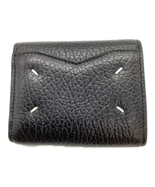 Maison Margiela（メゾンマルジェラ）Maison Margiela (メゾンマルジェラ) コンパクトウォレット S56UI0136 ブラックの古着・服飾アイテム
