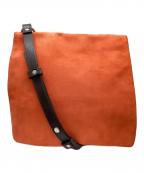 COACHコーチ）の古着「スクエアショルダーバッグ OLD COACH 9460」｜オレンジ