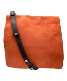 COACH（コーチ）の古着「スクエアショルダーバッグ OLD COACH 9460」｜オレンジ