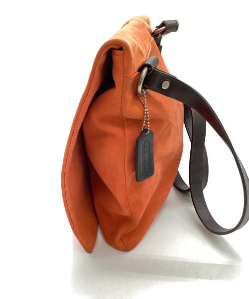 COACH（コーチ）COACH (コーチ) スクエアショルダーバッグ OLD COACH 9460 オレンジの古着・服飾アイテム