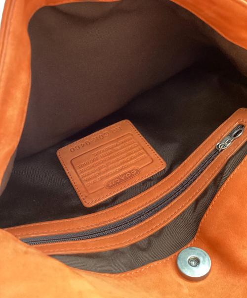 COACH（コーチ）COACH (コーチ) スクエアショルダーバッグ OLD COACH 9460 オレンジの古着・服飾アイテム