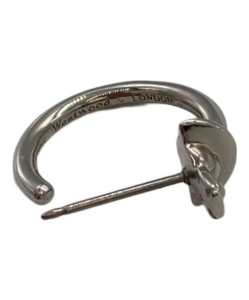 Vivienne Westwood（ヴィヴィアンウエストウッド）Vivienne Westwood (ヴィヴィアンウエストウッド) VERA SINGLE HOOP ヴェラシングルフープピアス オーブ 62030051-02P019-IM シルバーの古着・服飾アイテム