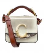 Chloeクロエ）の古着「Chloe / クロエ / クロエC 2WAYショルダーバッグ / CHC19AS193」