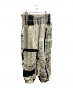 tamaki niimeタマキ ニイメ）の古着「nica pants HOSO」｜ベージュ