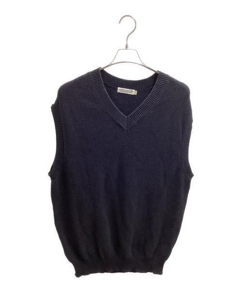COOTIE PRODUCTIONS（クーティープロダクツ）COOTIE PRODUCTIONS (クーティープロダクツ) COOTIE PRODUCTIONS / クーティープロダクツ / Seed Stitch Knit Vest / ニットベスト  ブラック サイズ:Mの古着・服飾アイテム