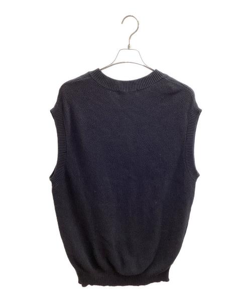 COOTIE PRODUCTIONS（クーティープロダクツ）COOTIE PRODUCTIONS (クーティープロダクツ) COOTIE PRODUCTIONS / クーティープロダクツ / Seed Stitch Knit Vest / ニットベスト  ブラック サイズ:Mの古着・服飾アイテム