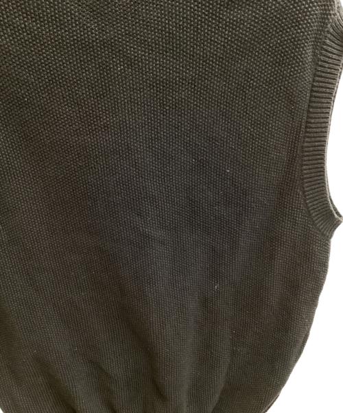 COOTIE PRODUCTIONS（クーティープロダクツ）COOTIE PRODUCTIONS (クーティープロダクツ) COOTIE PRODUCTIONS / クーティープロダクツ / Seed Stitch Knit Vest / ニットベスト  ブラック サイズ:Mの古着・服飾アイテム