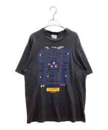 STANLEY DESANTIS（スタンリーデサンティス）の古着「90's PAC-MAN TEE シングルステッチ 96年コピーライト ナムコ公式」｜ブラック