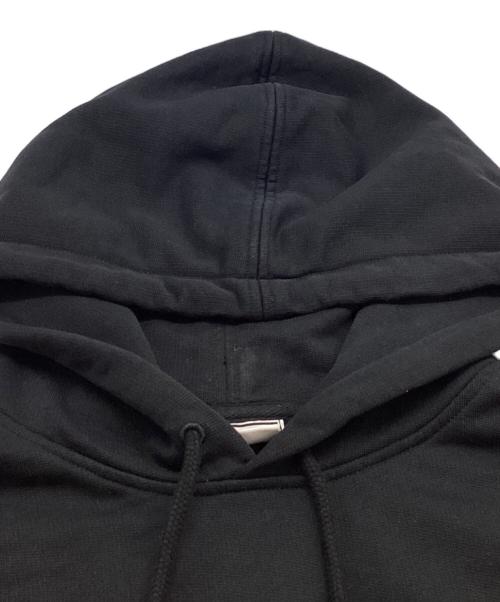 AMI Alexandre Mattiussi（アミアレクサンドルマテュッシ）AMI Alexandre Mattiussi (アミアレクサンドルマテュッシ) LARGE HEART LOGO HOODIE / ラージハートロゴフーディー / E19J044 ブラック サイズ:Sの古着・服飾アイテム