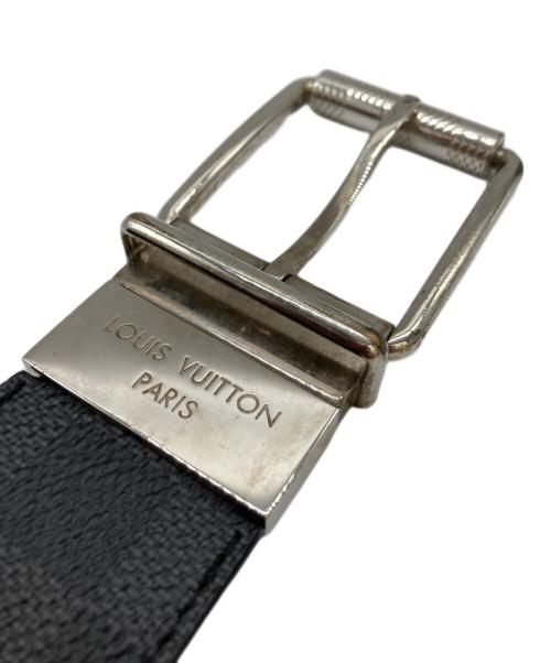 LOUIS VUITTON（ルイ ヴィトン）LOUIS VUITTON (ルイ ヴィトン) ダミエ サンチュールベルト　M9156　本体のみ ブラック サイズ:90/36の古着・服飾アイテム
