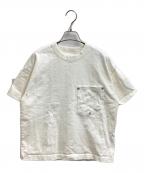 BOTTEGA VENETAボッテガベネタ）の古着「リベットポケットオーバーサイズTシャツ / 706134 / イタリア製」｜ホワイト