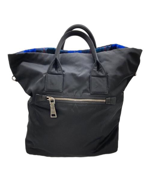 PRADA（プラダ）PRADA (プラダ) リバーシブルバック 117 B1959M ブラックの古着・服飾アイテム