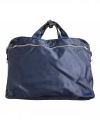 PORTERポーター）の古着「LIFT 2WAY BRIEFCASE / リフト ブリーフケース / 822-06225」｜ネイビー