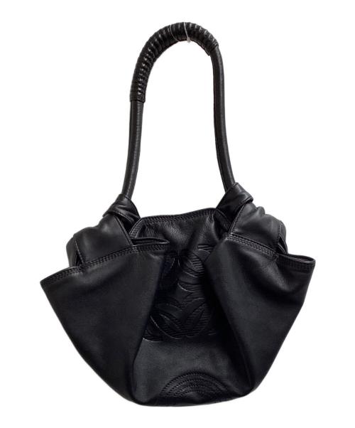 LOEWE（ロエベ）LOEWE (ロエベ) ナッパアイレ　060611　ラムレザー ブラックの古着・服飾アイテム