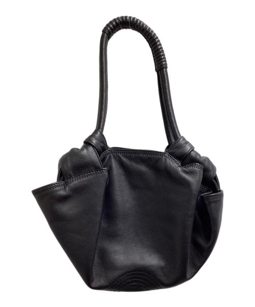 LOEWE（ロエベ）LOEWE (ロエベ) ナッパアイレ　060611　ラムレザー ブラックの古着・服飾アイテム